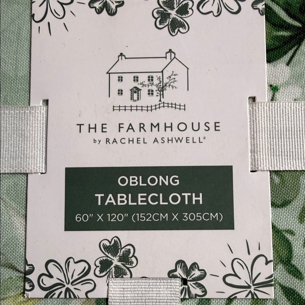 Green Clover Tablecloth - Picture 4 of 6